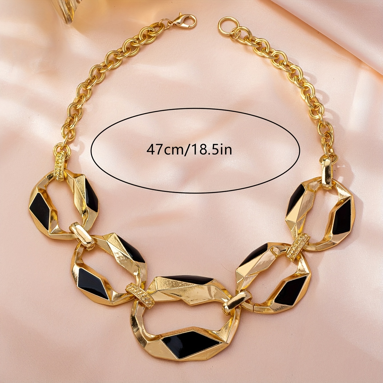 Women's Sophisticated Geometric Necklace, Versatile Style